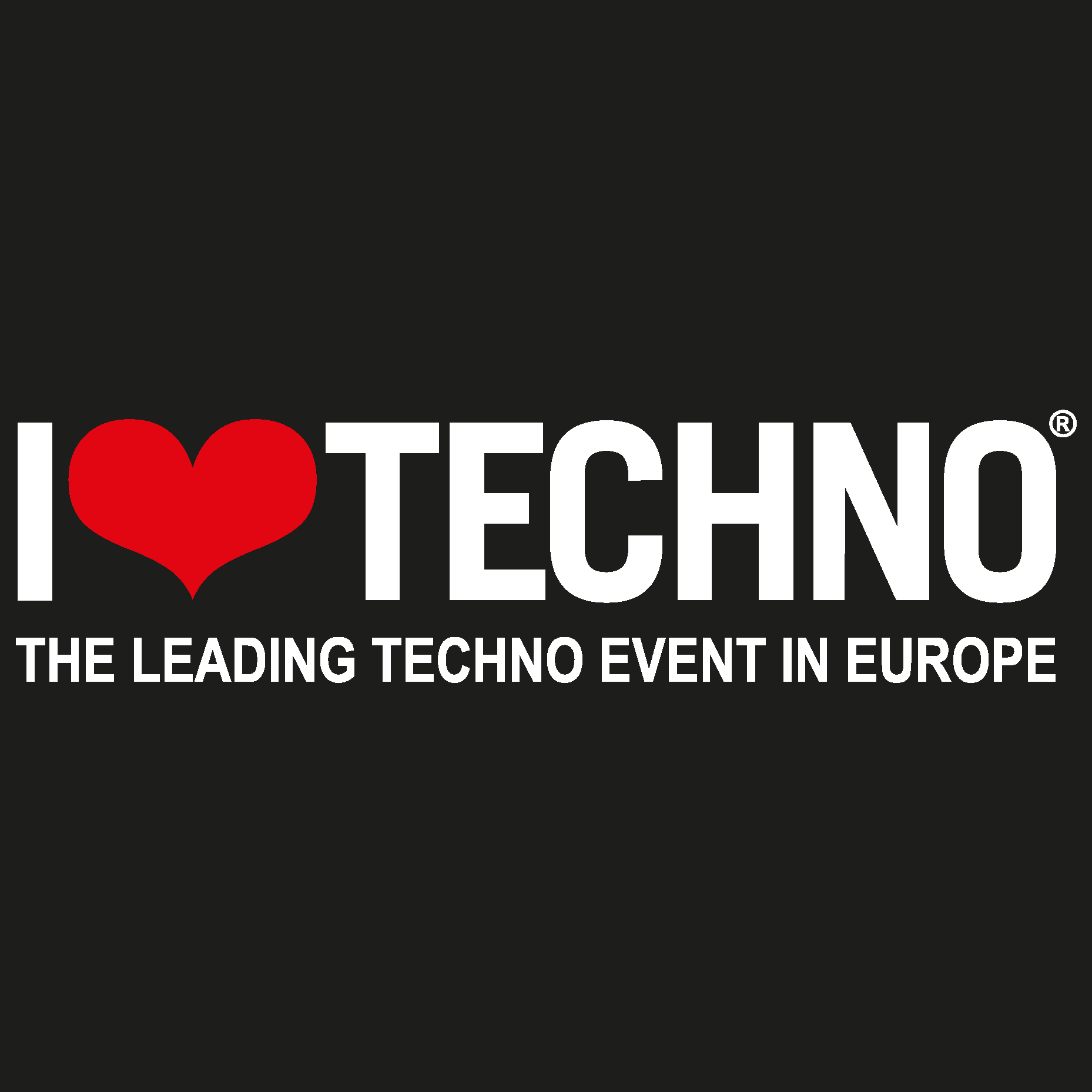 I Love Techno Old Logo Vector Logo